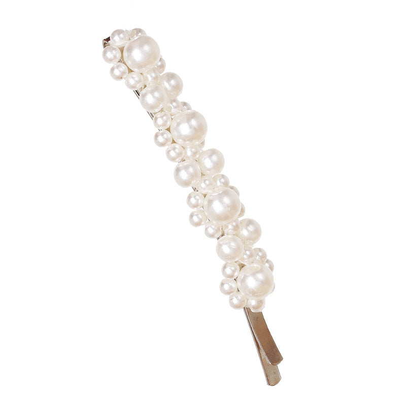 Simple Women's Beautiful Geometric Pearl Hairpin