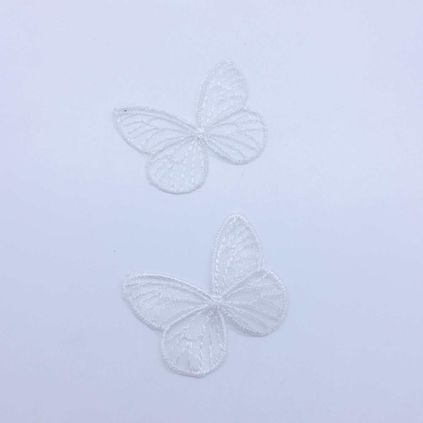 Embroidery Butterfly Piece Hair Accessories Headwear Material Clothing Decoration Accessories
