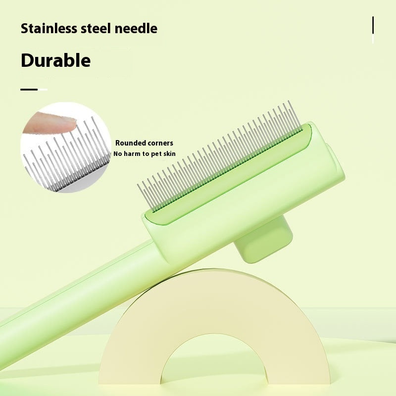 Pet Comb One-click Hair Removal And Knot Opening Cat Comb