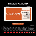 OEM/ODM Frosted Seamless Nail Tip Boxed Multiple Options