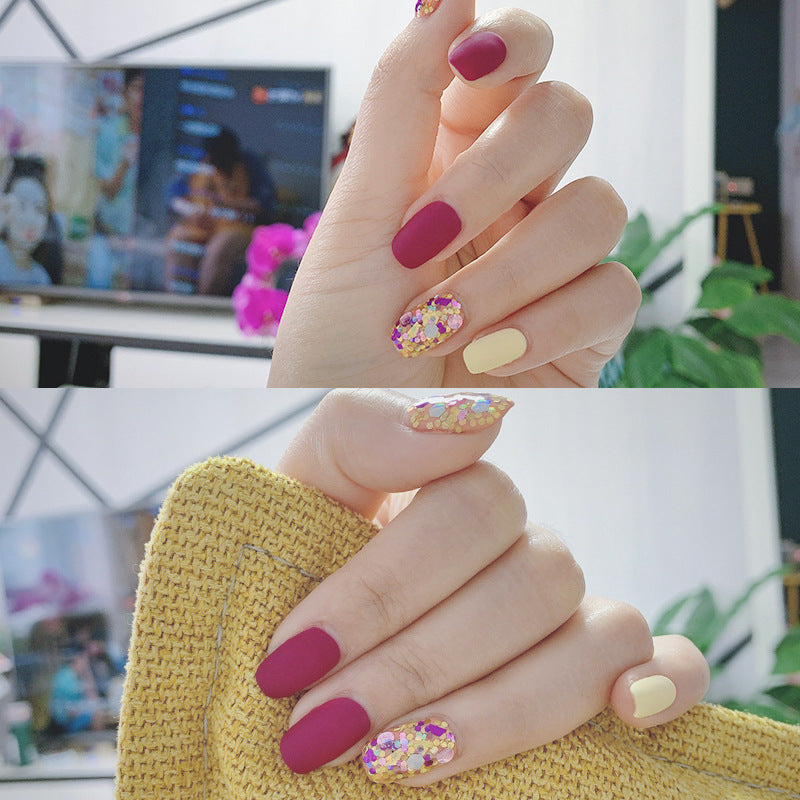 Maxfine Water-based Matte Nail Polish Autumn And Winter Color Matte Matte Texture