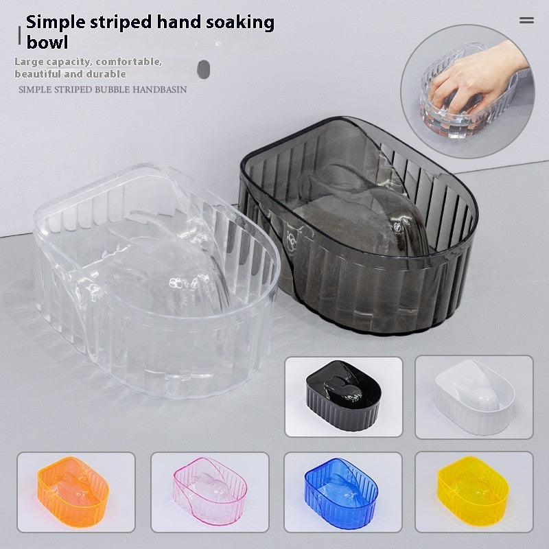 Simple Transparent Manicure Bowl For Nail Polishing