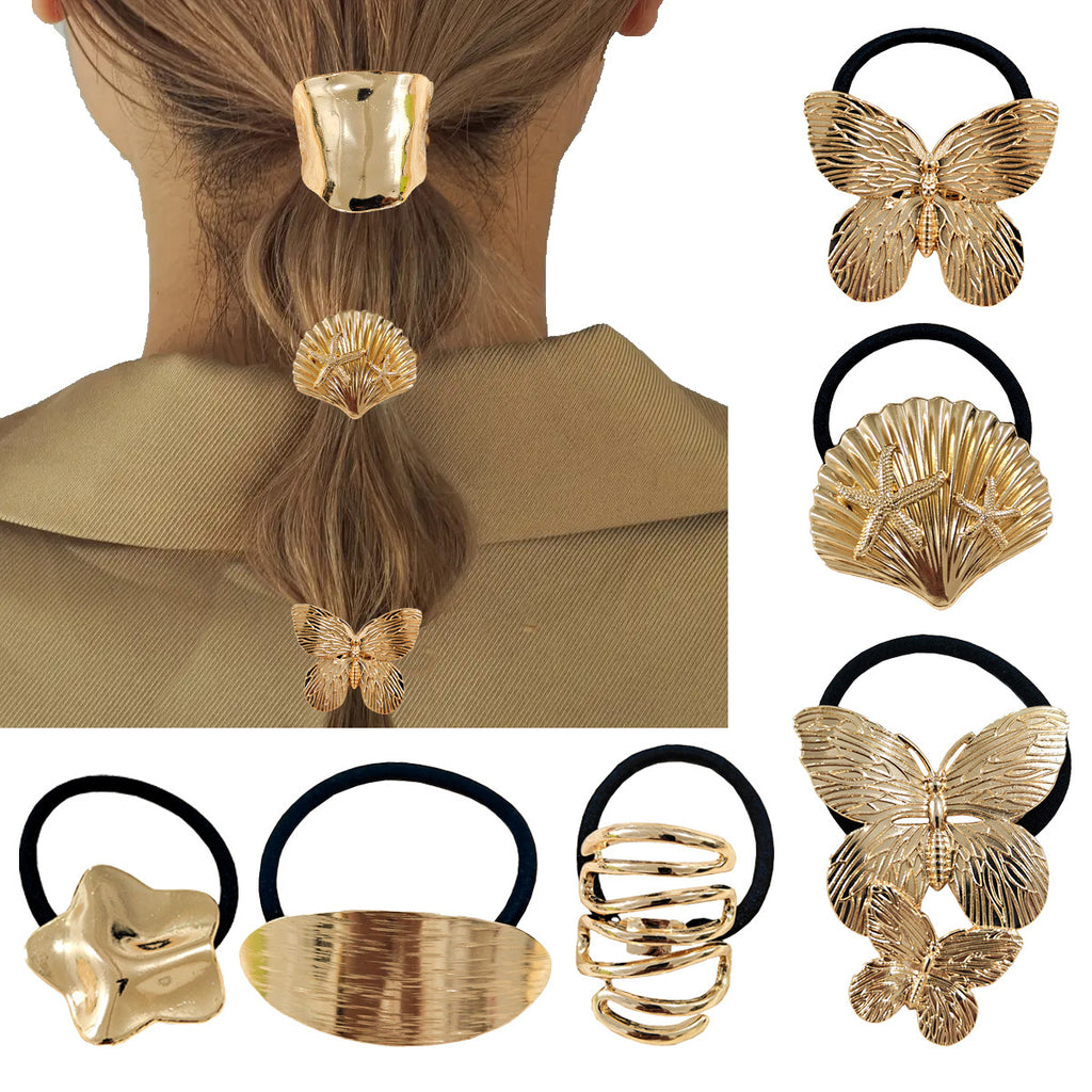Jewelry Headdress Alloy Ponytail Belt Tire Simple Fashion