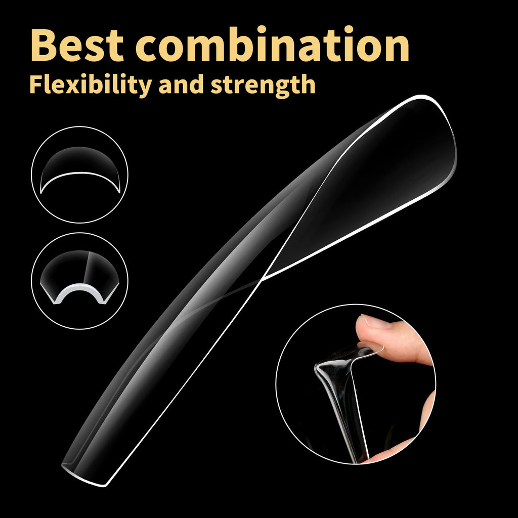Fashionable And Personalized Extended French Nail Tips