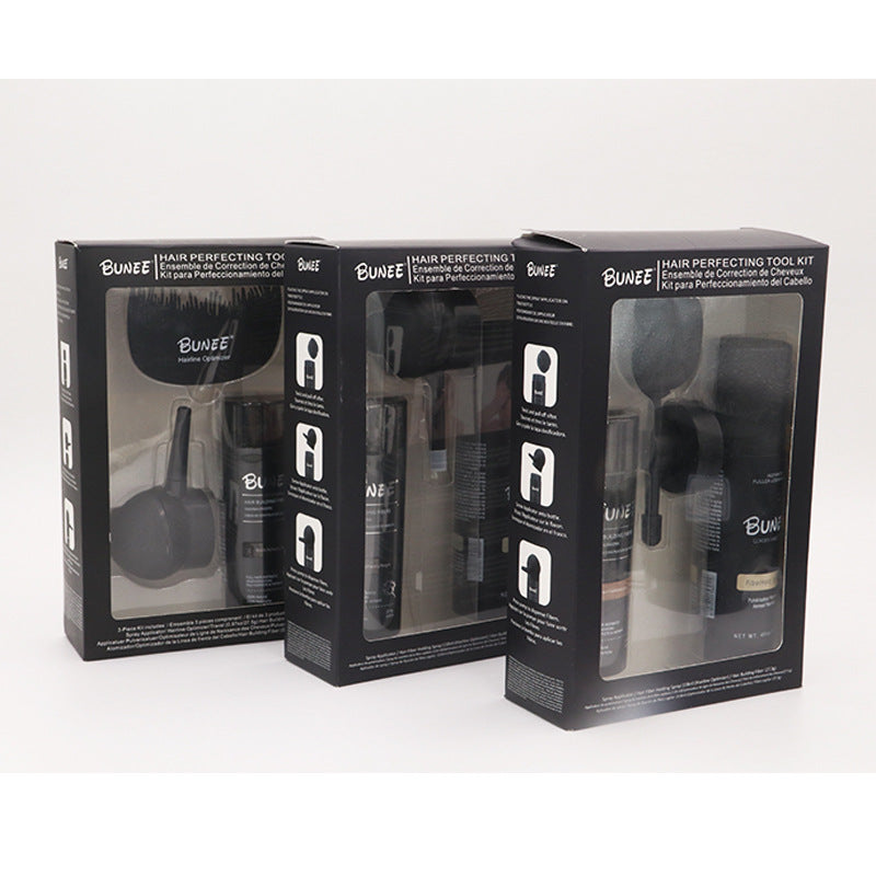 Fiber Replenishing Powder Three-piece Comb