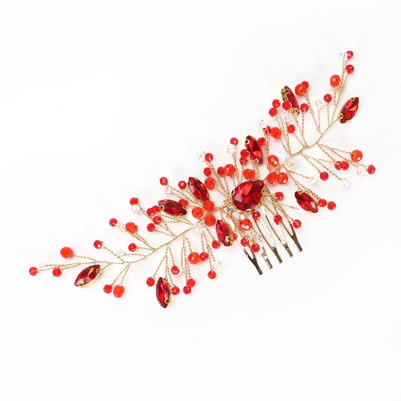Five Teeth Disc Hair Insert Comb Bridal Photography