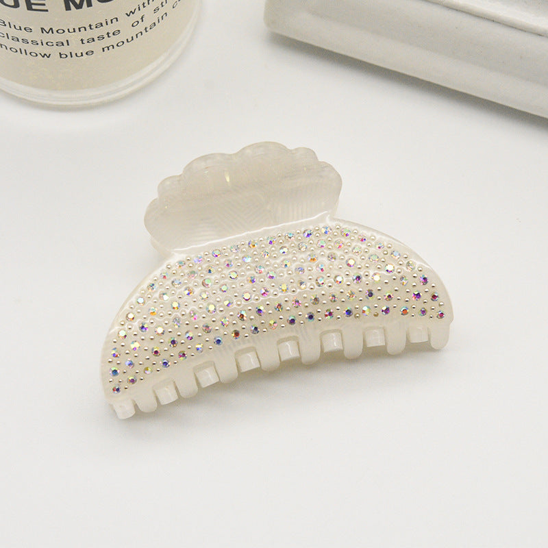Fully-jeweled Crystal Women's Acrylic Fashion Grip