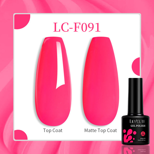 Lilycute 7ML Nail Gel Polish Summer Neon Gel Polish