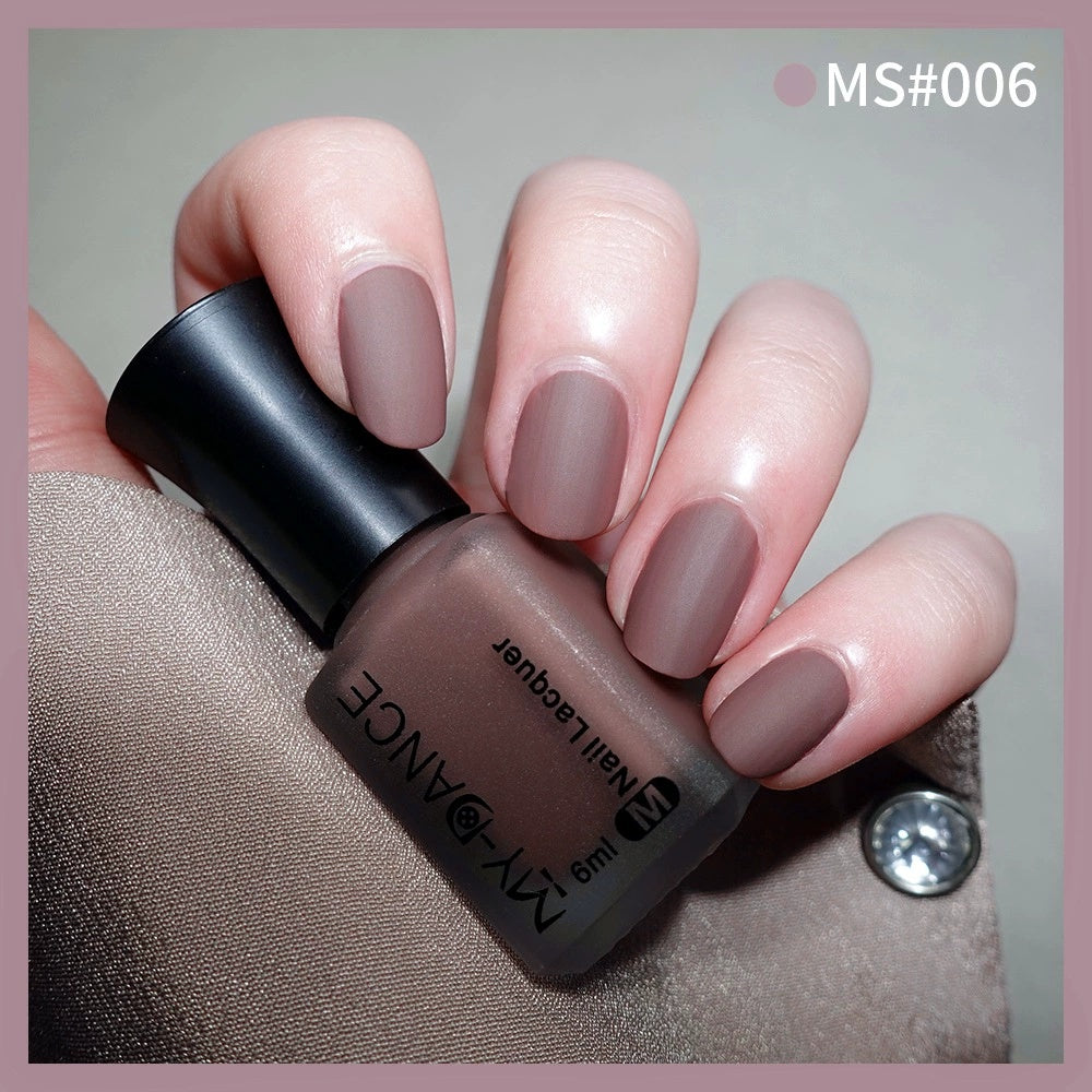 MyDance No Bake Velvet Matte Scrub Nail Polish