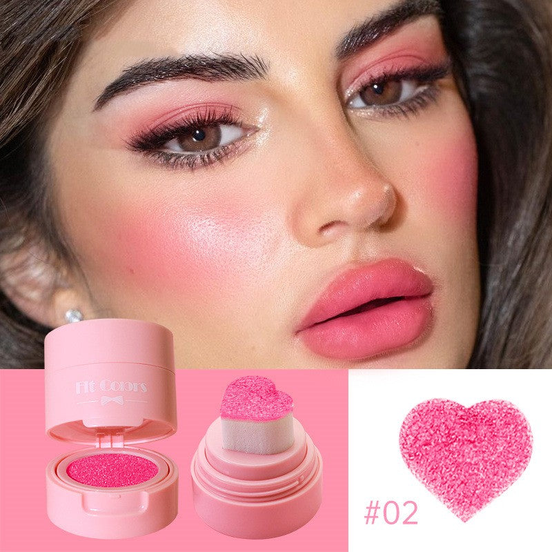 Fit Colors 6 Color Love Air Cushion Blusher Seal Repair Liquid Blush
