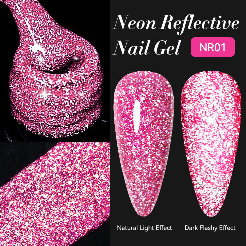 Lilycute Nail Art Fluorescent Crushed Diamond Gel Polish