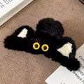 Kitten Plush Grip Female Large Shark Barrettes