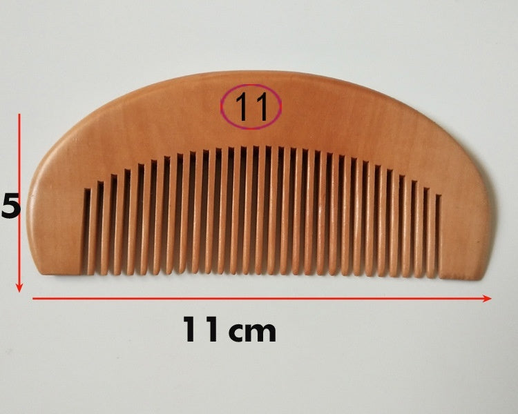 Solid Wood Portable Mahogany Comb