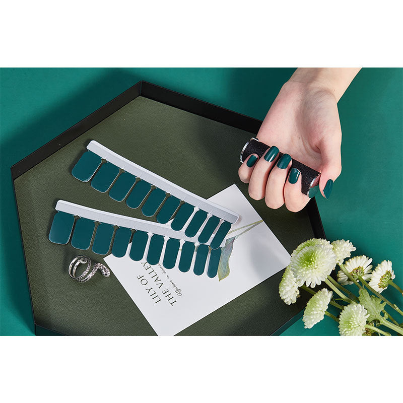 European And American Cross-border Tearable Color Nail Stickers