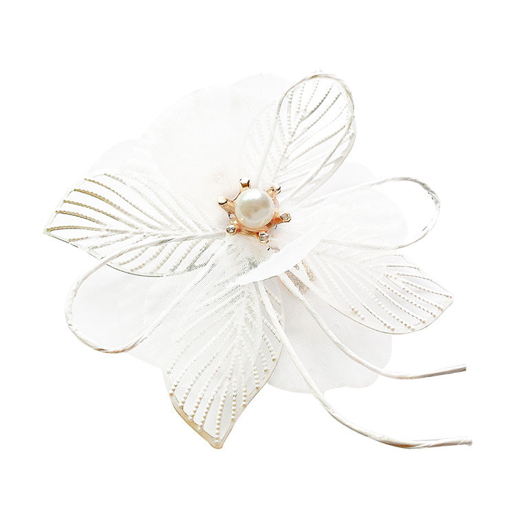Bride Pin Silk Flower Flower Hair Accessories