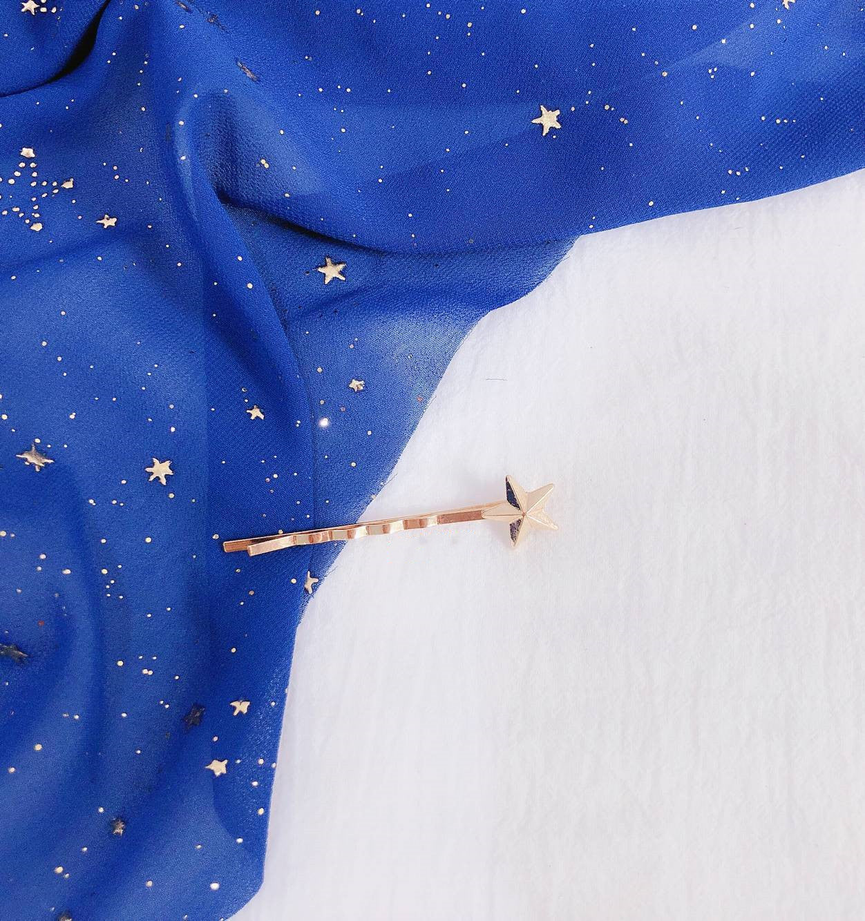 Student Moon Star Hair Accessories Bangs Clip