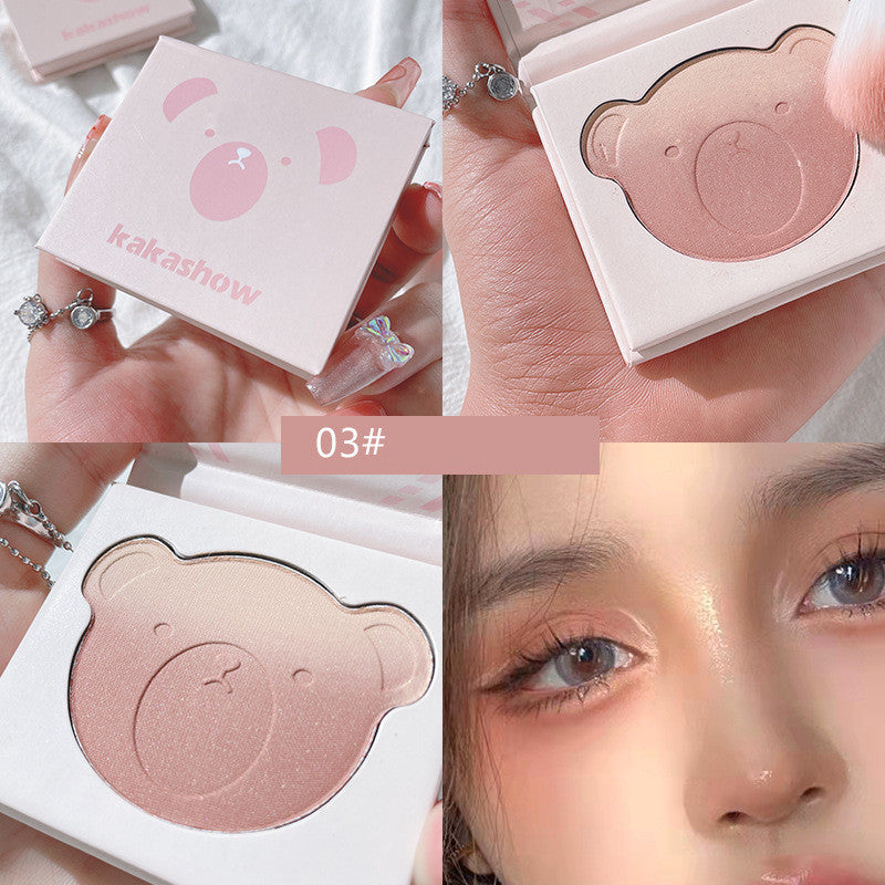 Kakashow Bear Series Gradient Blush Is Not Easy To Fly Powder
