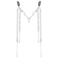 Ancient Style Headdress Hanfu Tassels Forehead Ornaments Eyebrow Pendant Face Curtain Veil