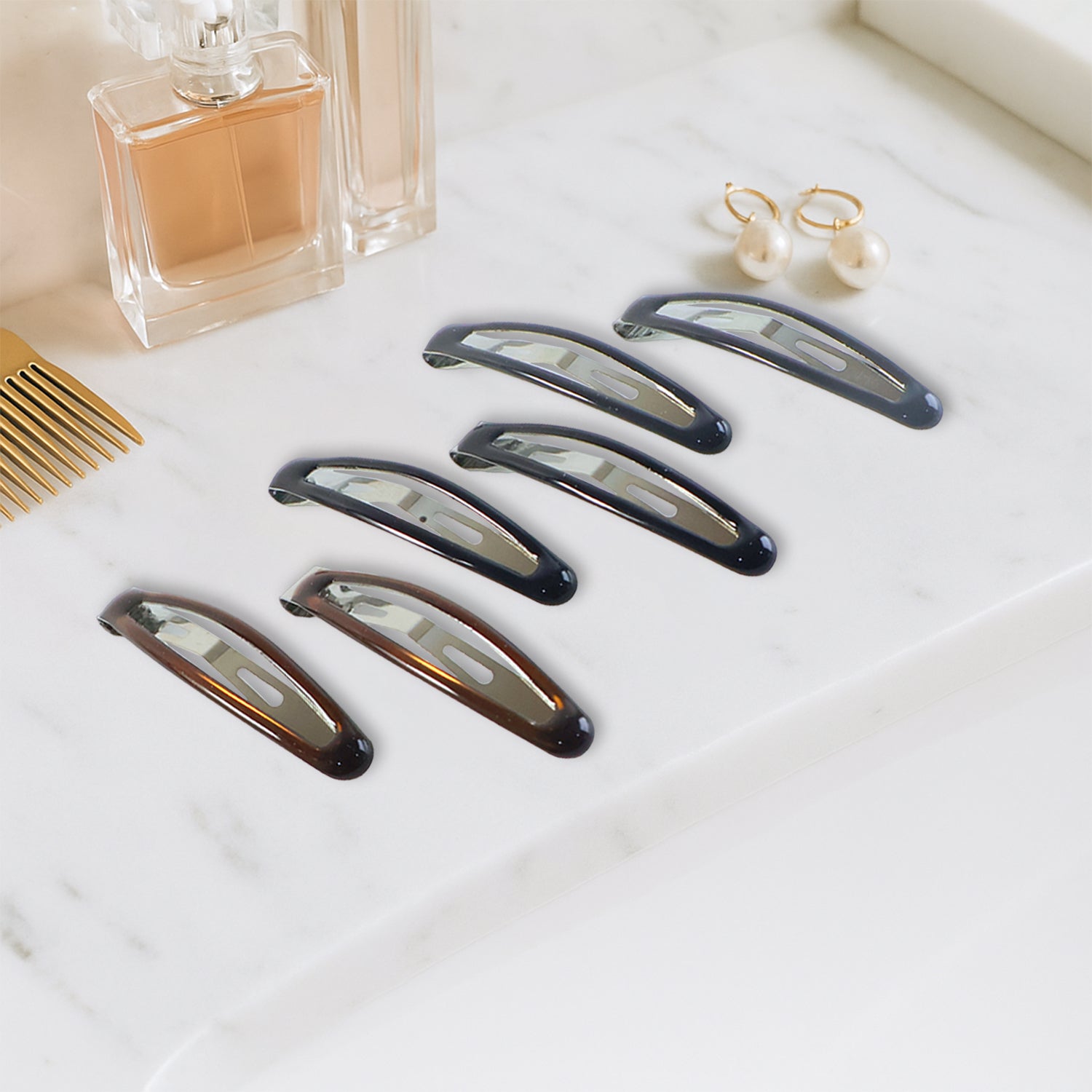 Hair Clips For Women  Girls - (6 Pc  Set)