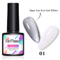 Lemooc Smoothie Light Moonstone Nail Polish Glue Snow Light Wide Cat Eye Glue