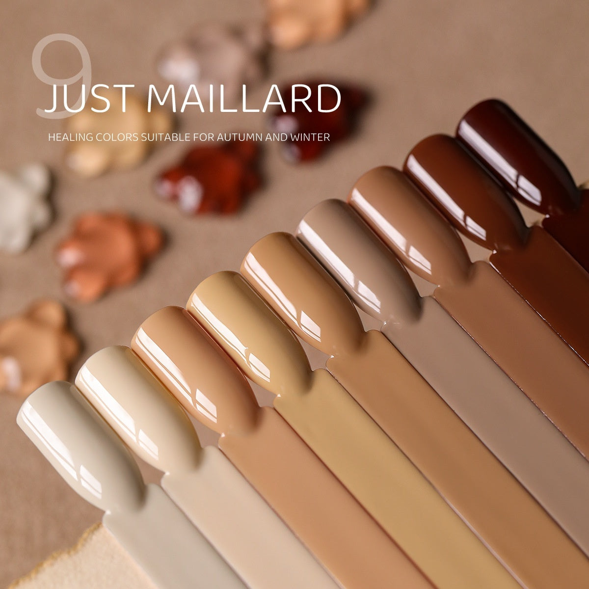 XEIJAYI UV Polish Khaki Deerskin Brown Nail Salon Popular Color