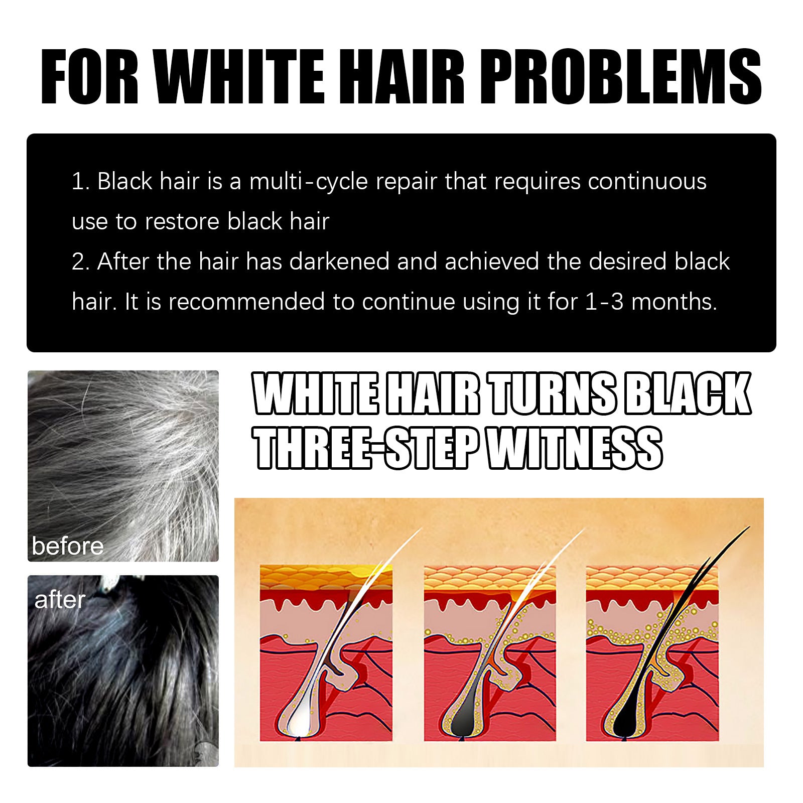 Deep Repair Hair Care Dandruff Removal Itching Relieving Shampoo