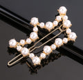 Women's Geometric Frog Buckle Clip Crown Bangs