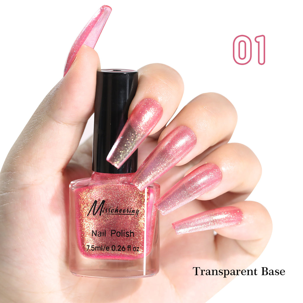 Misscheering Chameleon Magic Color Nail Polish Oily Non-peeling Tasteless
