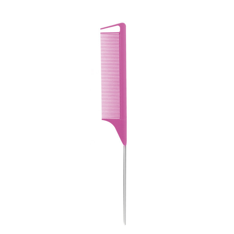 Metal Handle Updo Steel Needle Tail Comb