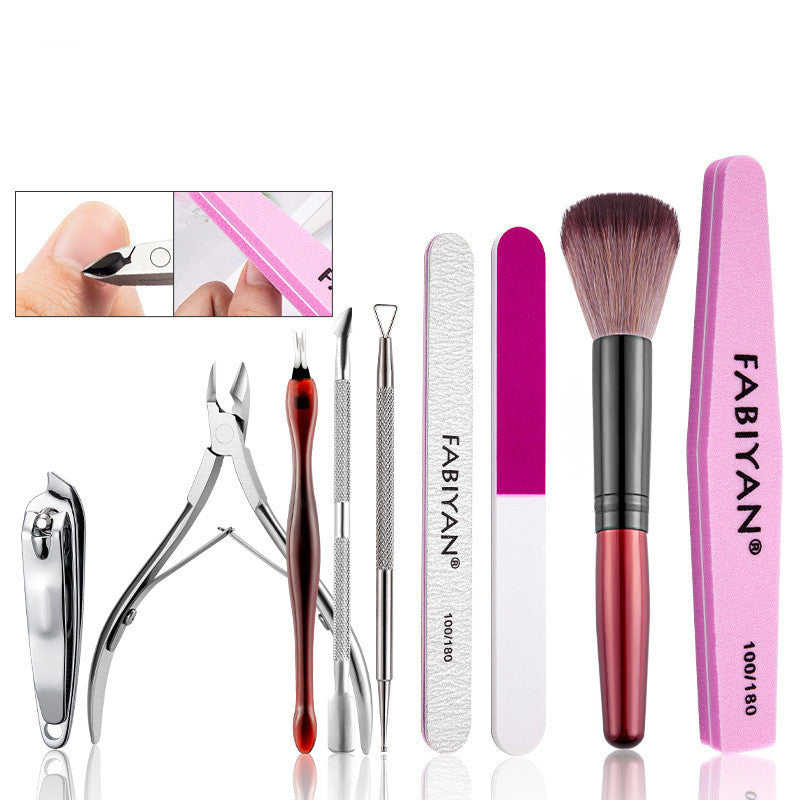 Fabiyan Polishing Nail File Polishing Strip Nail Art Tool Set