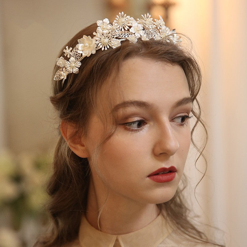 Exquisite Pearl Flower Headwear Hair Accessories