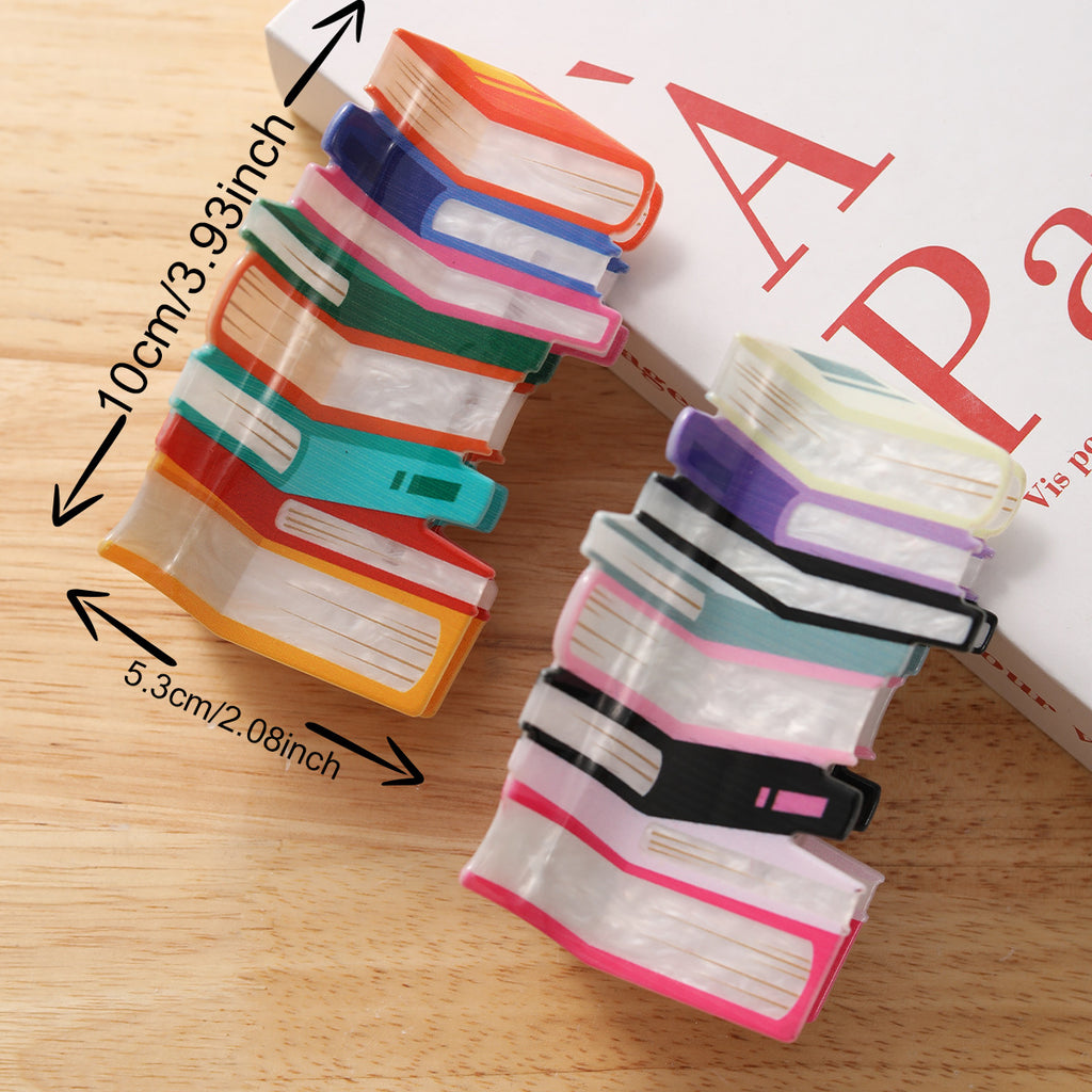 Women's Niche Acrylic Book Barrettes