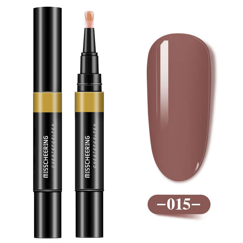 Misscheering One-step Glue Three-in-one Nail Polish Glue Pen Lazy Long-lasting Phototherapy Glue Nail Manicure