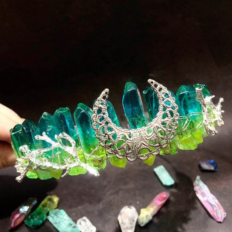 Festive Hair Comb On Moon Branch Hair Band