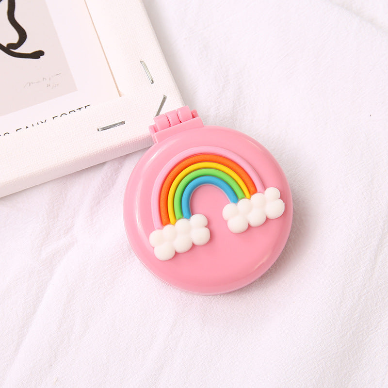 Cute Girly Heart Folding Airbag Comb