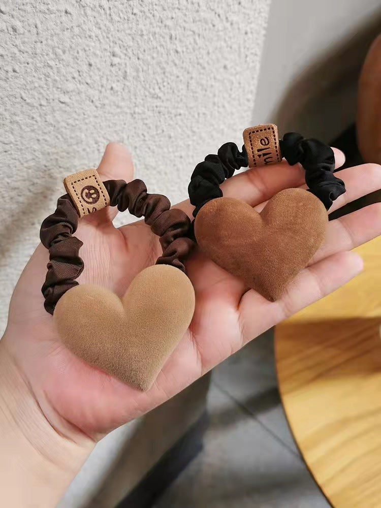 Fashion Simple Love Leather Case Female Headband