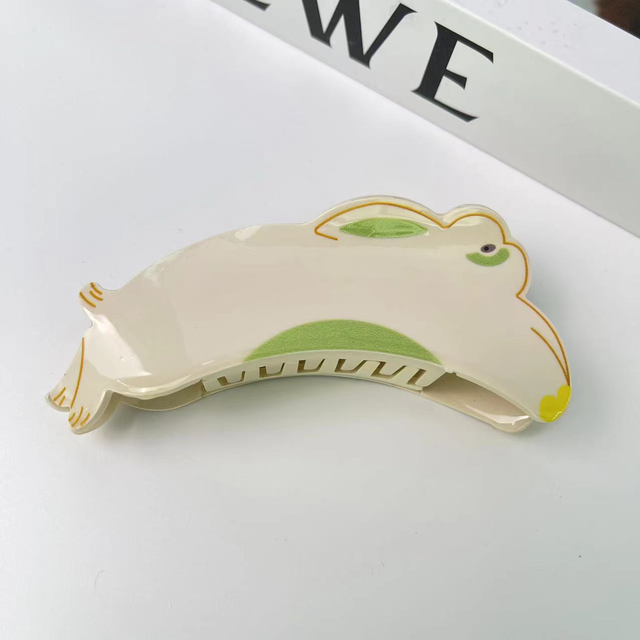 Cute Acetate Rabbit Clip Barrette