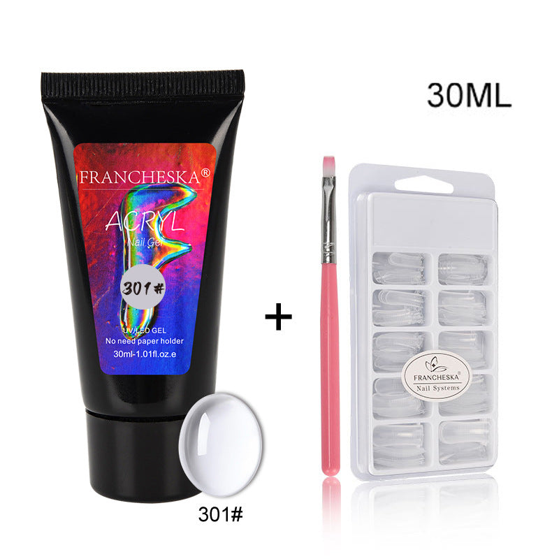 Francheska Painless Fast Nail Art Extension V Phototherapy Plastic Suit
