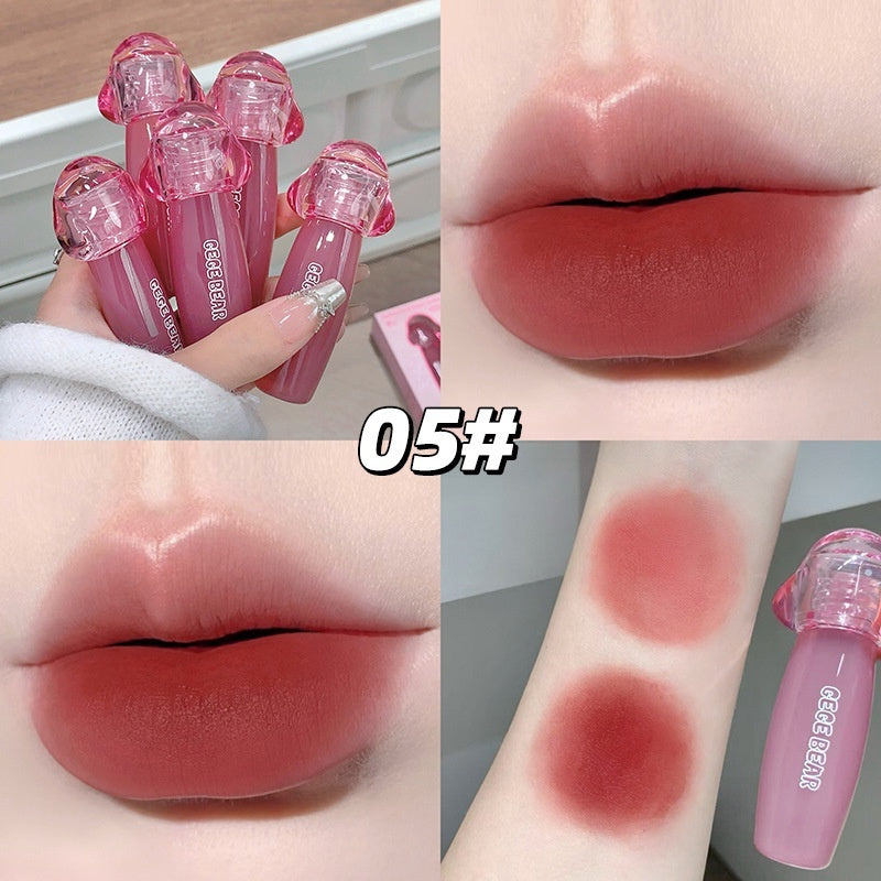 Ice-glazed Milk Cream Velvet Baby Mist Matte Brightening Lip Mud