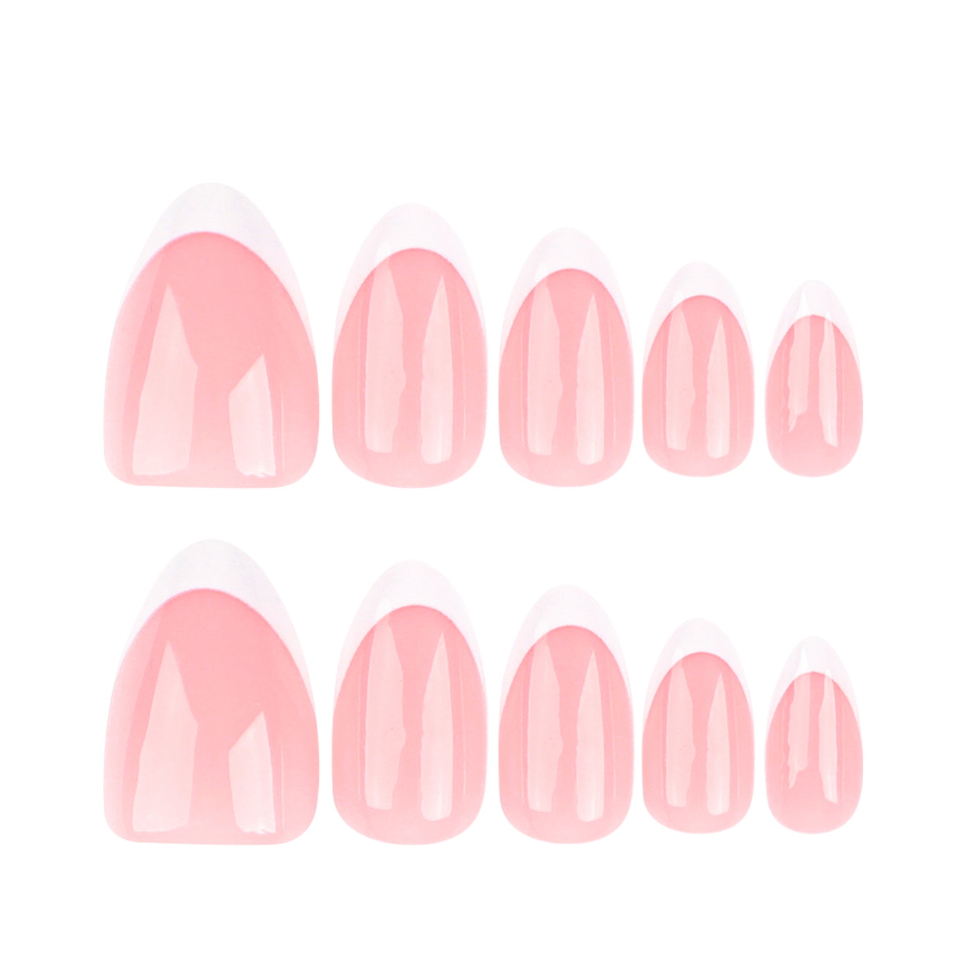 Classic French White Edge Patch Short Pointed Short Wear Nail Nail Tips