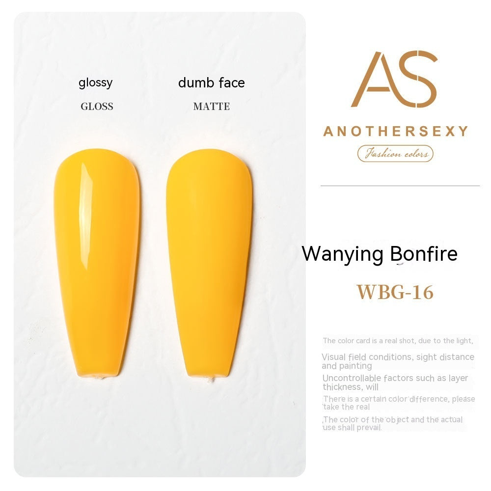 AS Yellow Nail Oil Gel New Whitening Nail Shop Special Set