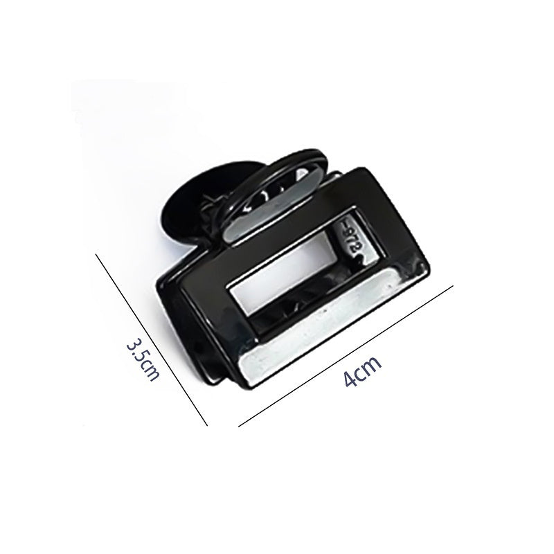 High-quality Basic Black Spray-painted Hair Clip