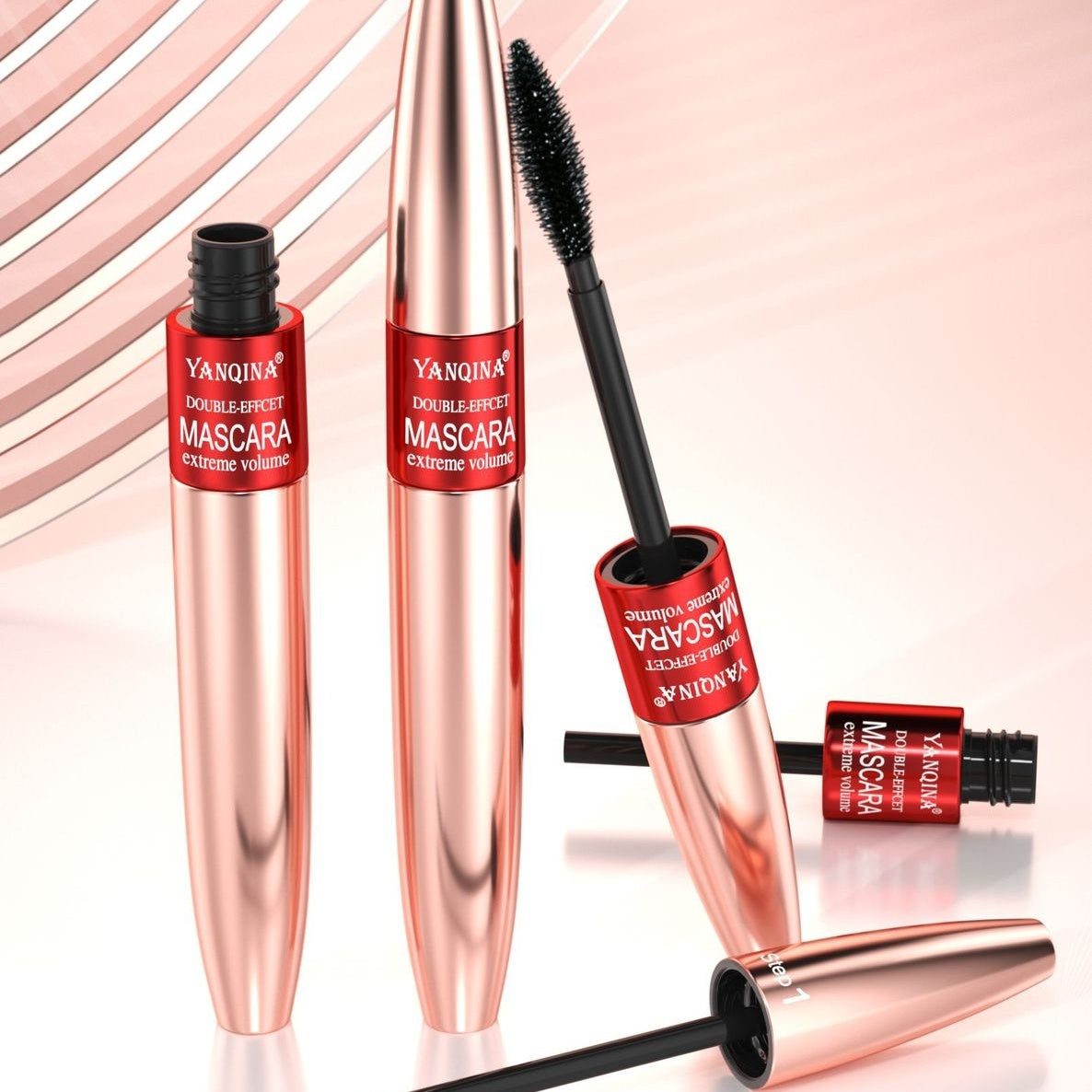 Face Makeup Double-headed Mascara 2-in-1 Not Smudge Long