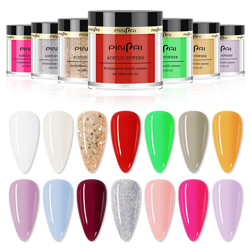 Pinpai Extends Sticky Drilling Nail Art Crystal Powder