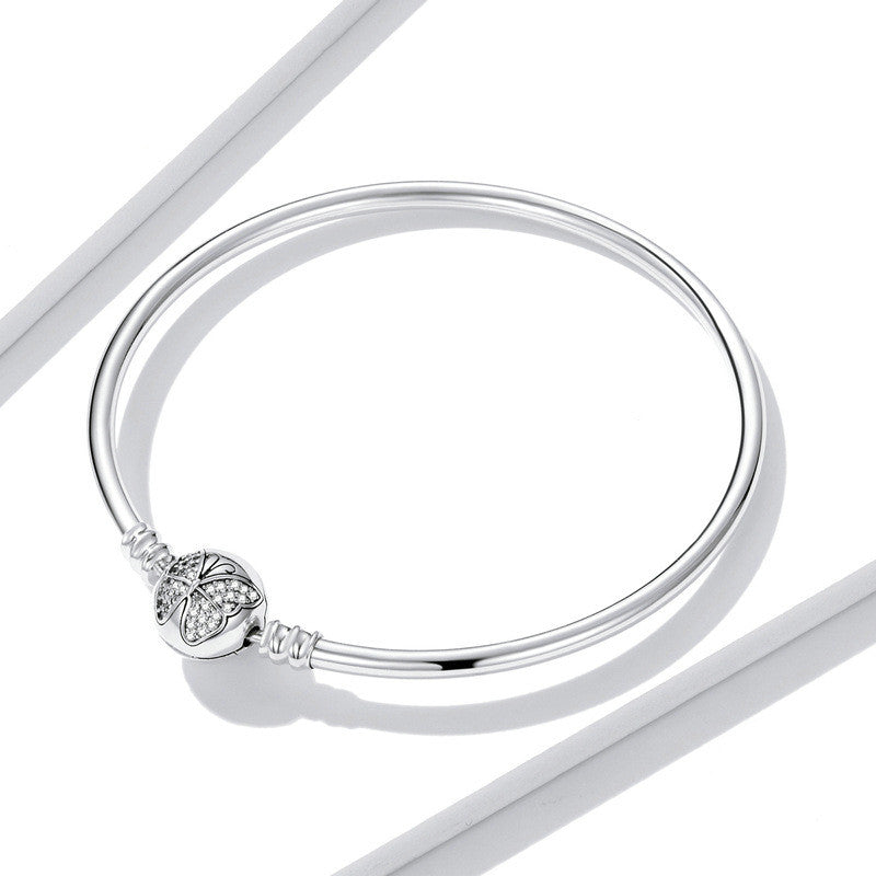 Ladies English Lettering Butterfly Foundation Bracelet