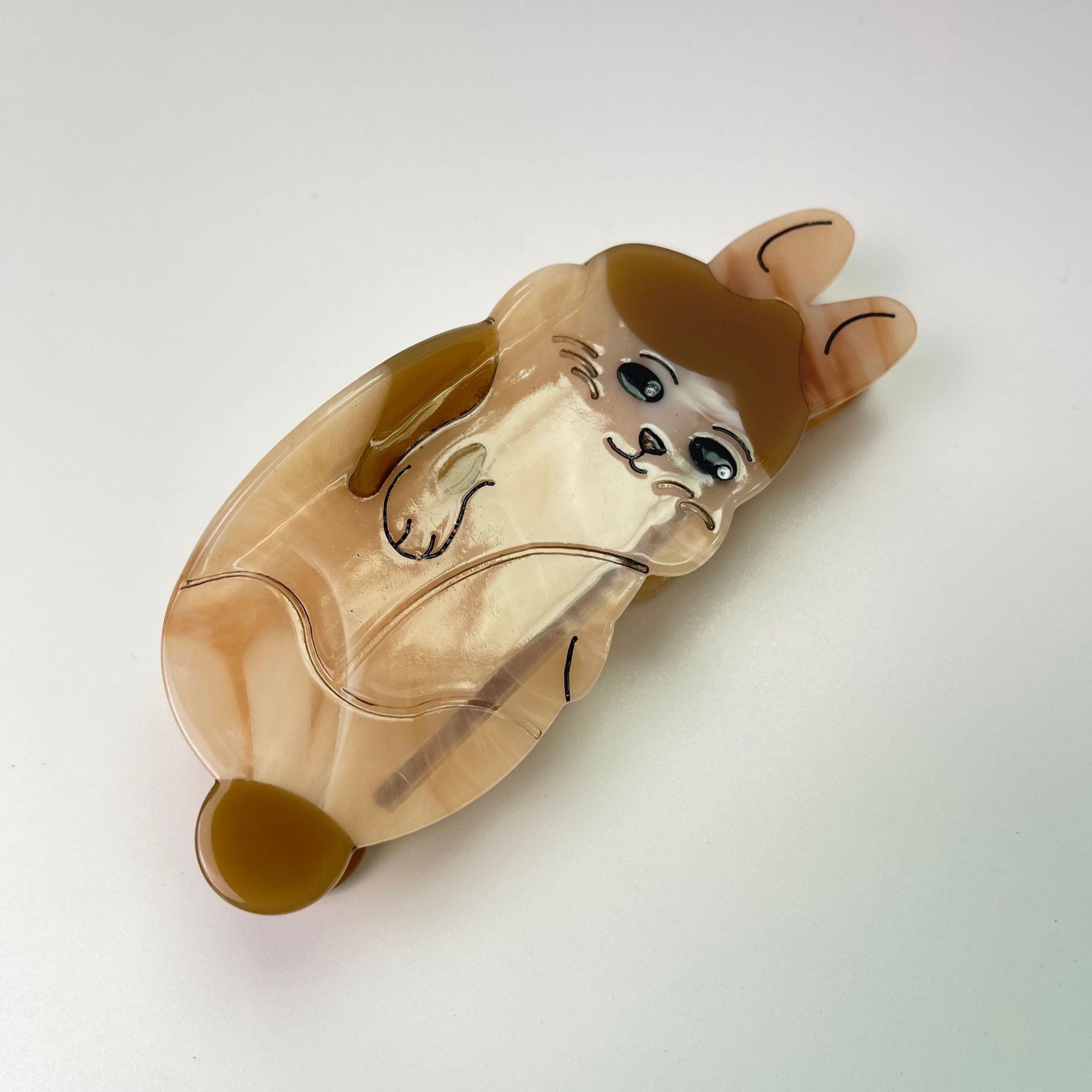 Cute Acetate Rabbit Clip Barrette