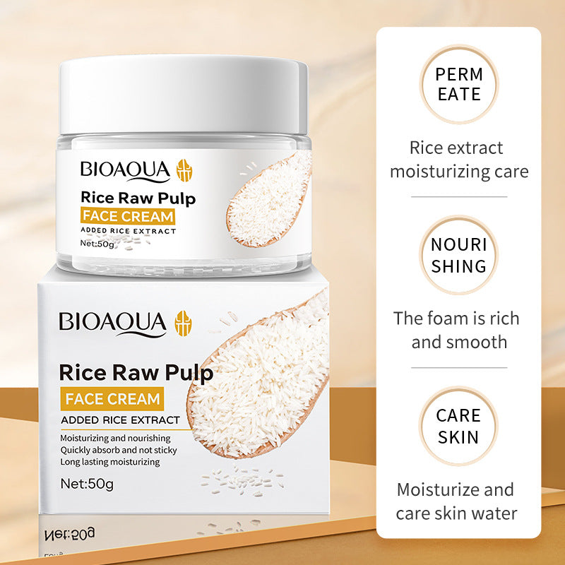 Rice Cream Hydrating And Skin Rejuvenating Moisturizing Cream
