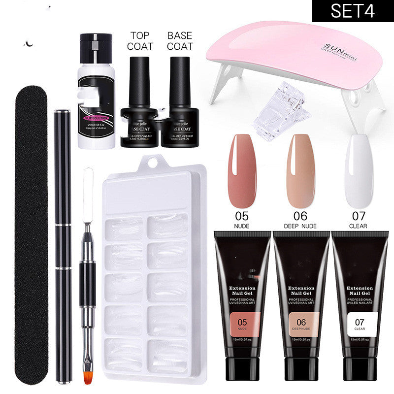 Nee Jolie 15ml Nail Art Extended Glue Set Phototherapy Gel