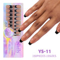 Nail Coffee Black New Seamless Wear Nail Removable Nail Beauty Nail Patch
