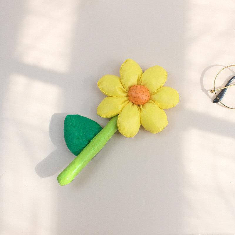 Flowers With Green Leaves Filled With Cotton Cute Jewelry Diy Hair Band Decorative Accessories
